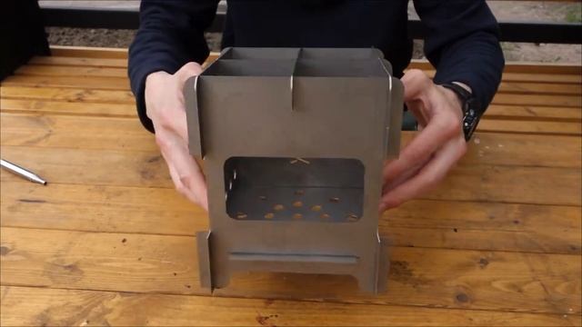 Титановая щепочница River Scout Quattro Light c мехами для раздувания огня смотреть онлайн