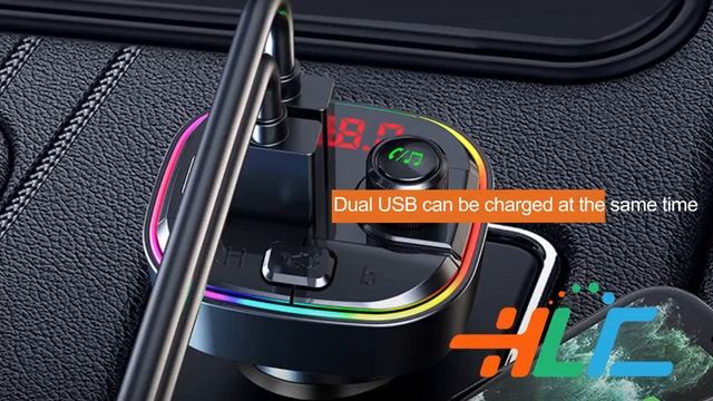 Bluetooth FM Transmitter LCD MP3 Player USB Charger Car Kit (PD+2 USB Ports) смотреть онлайн