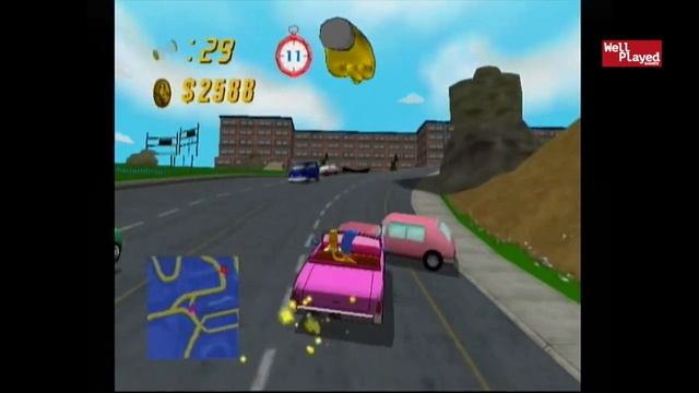 The Simpsons Road Rage Nintendo Gamecube Game Review смотреть онлайн