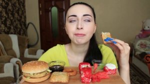 ОБИДЫ ДЕТСТВА/ Суши роллы и МАК / Mukbang / Ayka Emilly