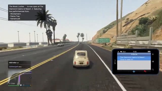 Driveing my 1957 fiat 500 in gta online смотреть онлайн