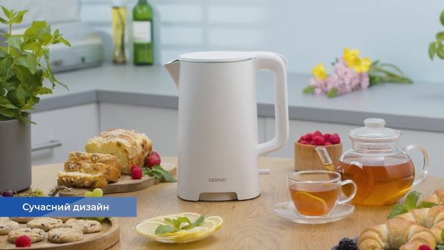 Електрочайник Zelmer ZCK8040В смотреть онлайн
