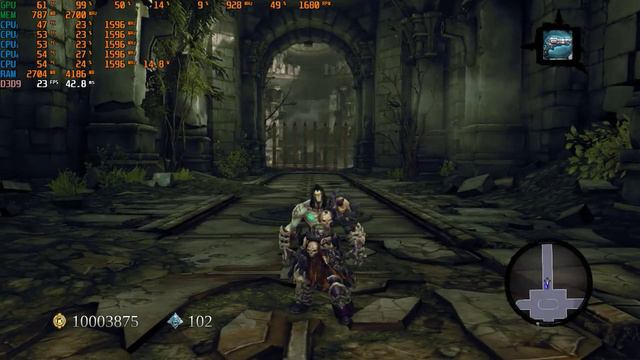Darksiders 2 - просадка фпс на ровном месте , баг смотреть онлайн