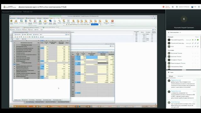 Вебинар: Документирование аудита по МСА на базе новой программы IT Audit