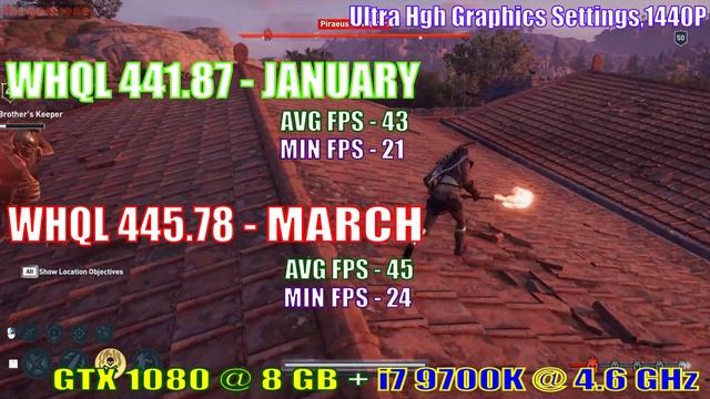 WHQL 441.87 (JAN,2020) vs WHQL 445.78 (MAR,2020) | NVIDIA DRIVER | 1080P |1440P | смотреть онлайн