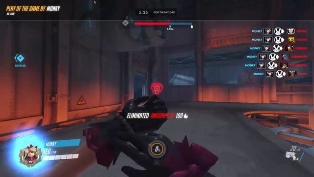 5k D.Va Self-Destruct (team kill) смотреть онлайн