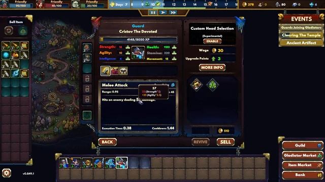Gladiator Guild Manager - New Build, New Year, New Run! (Fantasy Strategy Game) смотреть онлайн