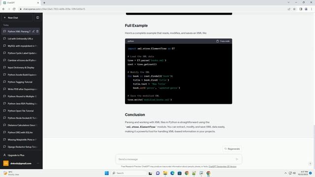 Parsing XML files with Python смотреть онлайн