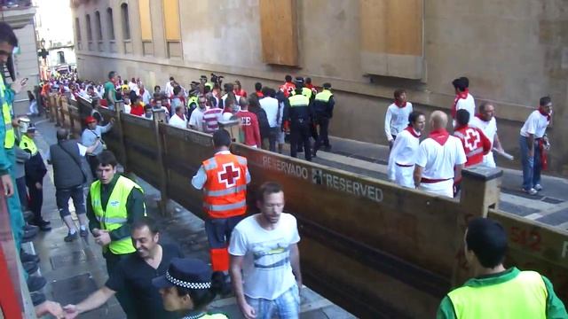 6º encierro de sanfermines pamplona 12/07/2012 смотреть онлайн