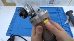 УШМ Nocord от Яндекс, 900 Вт, диск 125 мм, NCG-900.125.0  Угловая шлифовальная машина распаковка