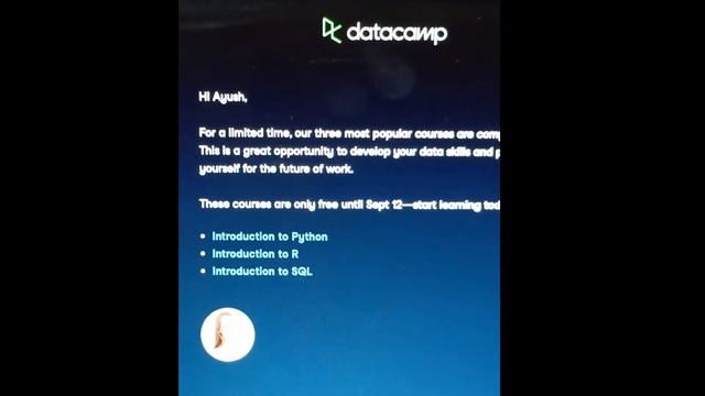 Datacamp Free Access For Students|Datacamp Free Python Course|Datacamp Free Courses Offer 2021 смотреть онлайн