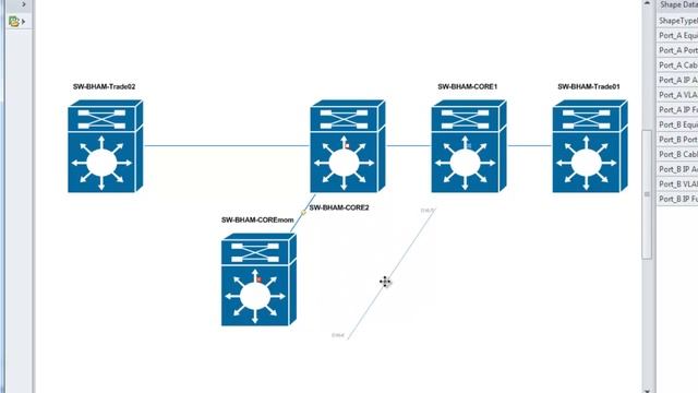 Automatically laying out Visio network topology diagrams and spacing and adjusting connectors смотреть онлайн