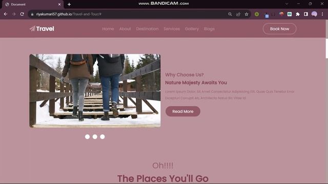 Responsive Travel & Tour Website using HTML SASS and JS смотреть онлайн
