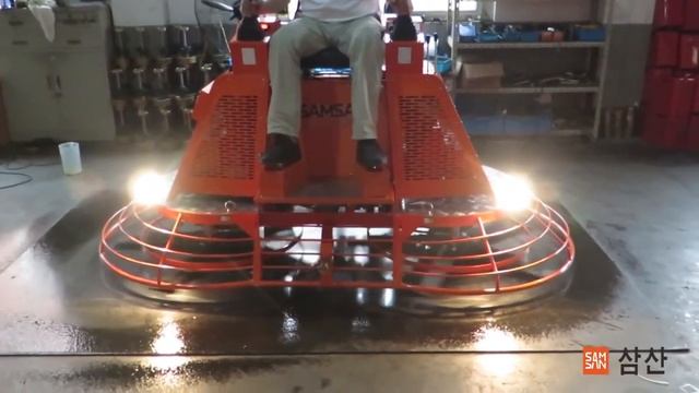 Samsan HPT 461 Гидравлическая Двухроторная затирочная машина смотреть онлайн