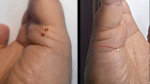 Линии Потерь жены (мужа) - вдовца (вдовства) Hiromantiya - хиромантия от Владимира Красаускас