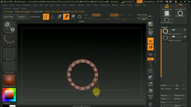 Zbrush 4R8 как сделать нарезной ствол смотреть онлайн