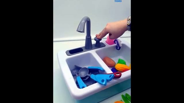 Кухня детская игровая, игрушечная раковина с водой, JB0205536 смотреть онлайн