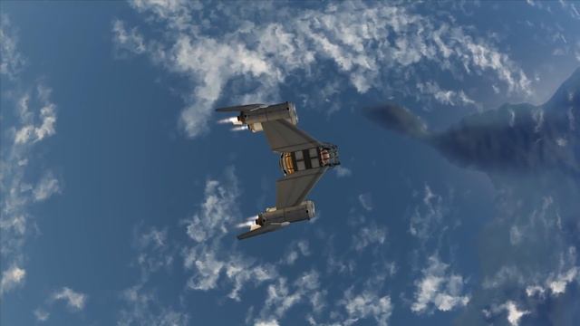 Babylon 5 Starfury in Kerbal Space Program - 25th anniversary for a TV legend - KSP replica смотреть онлайн