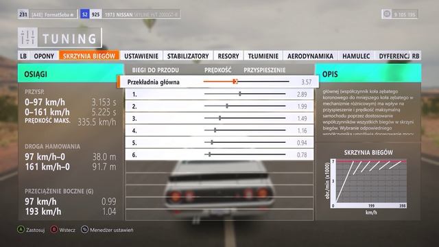 Forza Horizon 3 Tuning 1973 Nissan Skyline H/T 2000GT-R смотреть онлайн