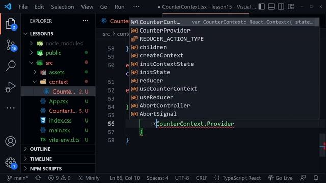 Context API React + Typescript | useContext & useReducer Examples смотреть онлайн