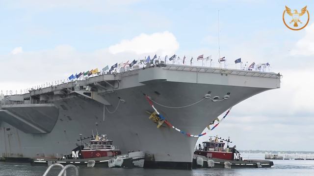 USS Dwight D. Eisenhower (CVN-69) aircraft carrier Arrives in Black Sea смотреть онлайн