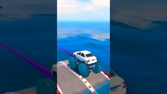 ПРОЕДЕТ ЛИ ЛАДА ПРИОРА НА ПИЛАХ ЯМУ С ВОДОЙ В ГТА 5 МОДЫ! ЭКСПЕРИМЕНТЫ В GTA 5 ВИДЕО MODS #shorts смотреть онлайн