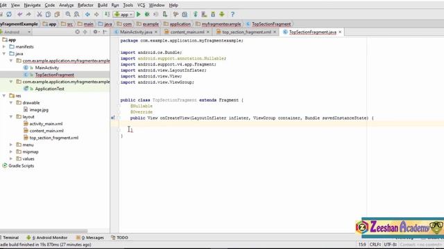 How to Create A Fragment Class in Android using JAVA | Create Custom Fragment Class using Java смотреть онлайн