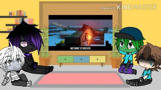 Monster School React To The Struggle||GACHA LIFE||MINECRAFT||PART 1 смотреть онлайн