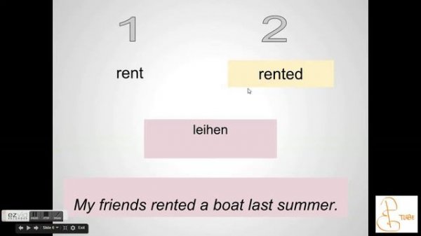 Pronunciation 01 - 2nd form of regular verbs
