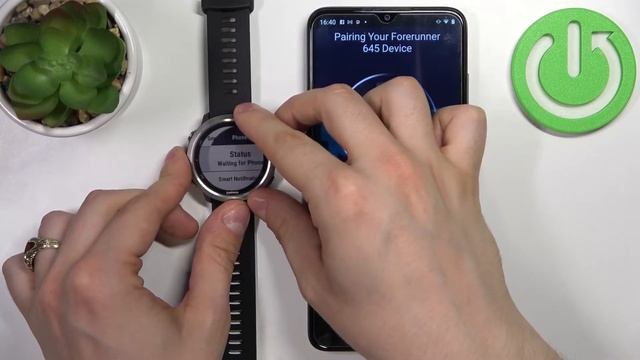 Как подключиться к андроид телефону на GARMIN Forerunner 645 смотреть онлайн