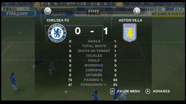 [Wii] [Fifa 08] [Chelsea Vs Aston Villa] смотреть онлайн