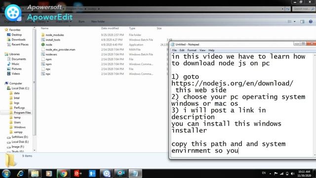 Node JS Installation смотреть онлайн