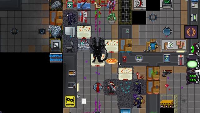 Королева ксеноморфов и ХОДИЛКИ | Space Station 13 смотреть онлайн