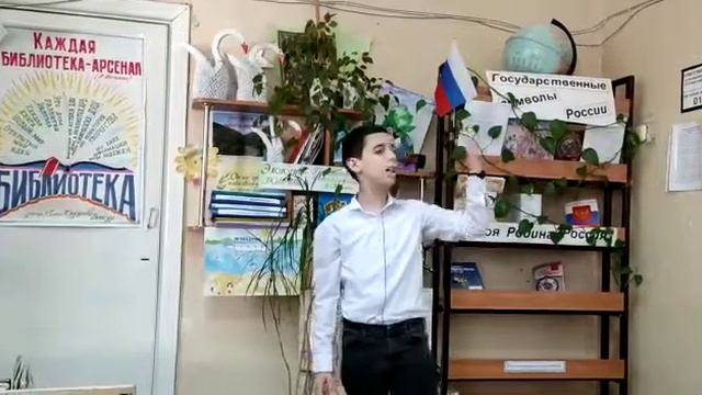 Калтахчян Ваган читает произведение « Мне памятны такие ночи» Д. Садовников Школа №8 г.о.Самара(к2) смотреть онлайн