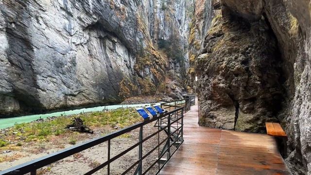 This Swiss Canyon Is Absolutely Stunning In 4k смотреть онлайн