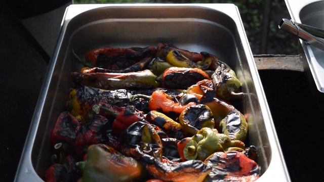 Заготовка перца на зиму. гриль салат к шашлыку. и мясо и рыба. смотреть онлайн