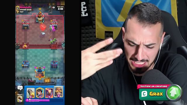 REAZIONE al MIGLIOR PLAYER LOG BAIT al MONDO! - Clash Royale смотреть онлайн