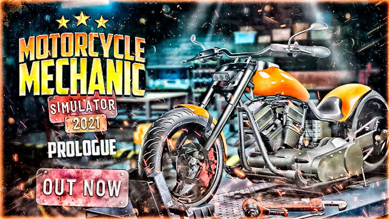 Motorcycle Mechanic Simulator 2021 или как я учусь собирать мотоциклы смотреть онлайн