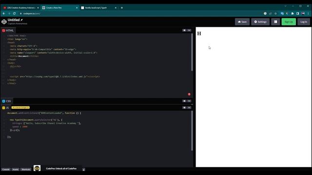 MEMBUAT TEKS ANIMASI MENGETIK PADA WEBSITE - HTML, CSS, JS, WORDPRESS, REACT JS смотреть онлайн
