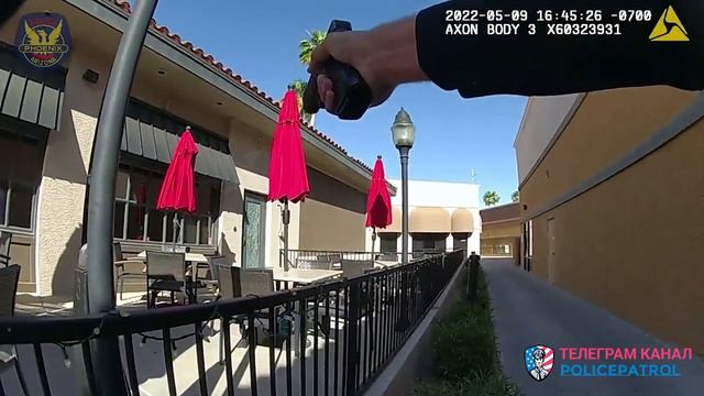 Полицейские подстрелили бомжа с камнем / Применение оружия полицией смотреть онлайн