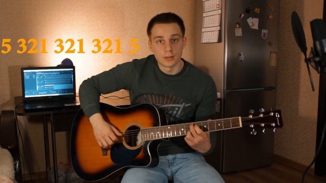 Гитара с нуля. Перебор - Арпеджио + разбор Мелодия для начинающих смотреть онлайн
