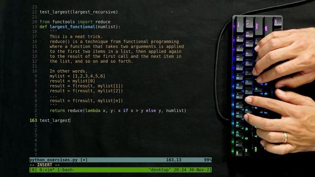 ASMR Programming - Senior Dev Does Beginner Python Exercises - No Talking смотреть онлайн
