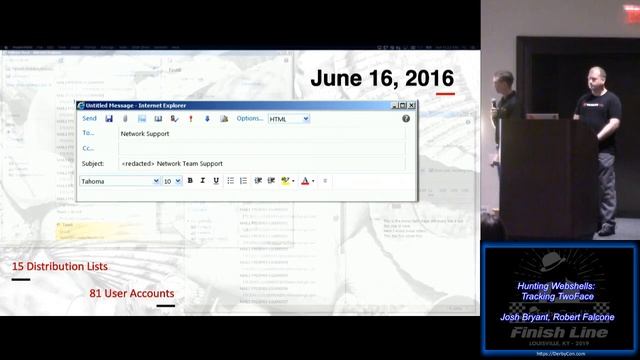 3 16 Hunting Webshells Tracking TwoFace Josh Bryant Robert Falcone смотреть онлайн