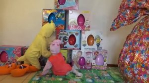 Самое огромное яйцо с сюрпризами !