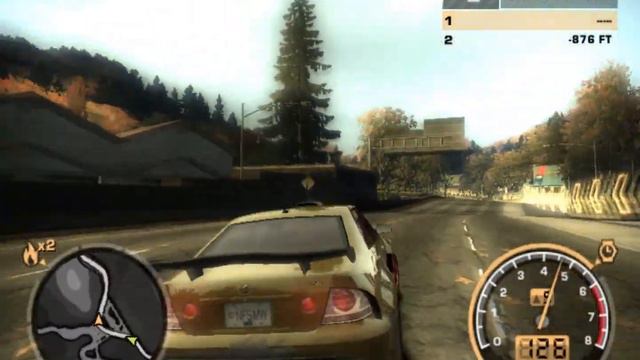 Beating Vic (Blacklist no. 13) in NFS MOST WANTED смотреть онлайн
