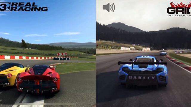 Real Racing 3 VS GRID Autosport Android/iOS GRAPHICS COMPARISON смотреть онлайн