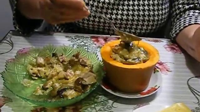Тыква с мясом. смотреть онлайн