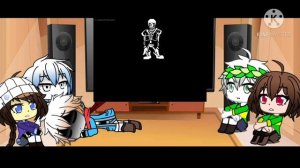Undertale react to «Disbelief Papyrus»/реакция андертейл на «Диспелиф Папайрус»/GachaClub/Rus|Eng