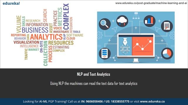 AI in Text Analytics and NLP - Part 1 | Introduction To Text Analytics | AI Training | Edureka смотреть онлайн