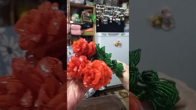 алые розы из рубки и бисера смотреть онлайн